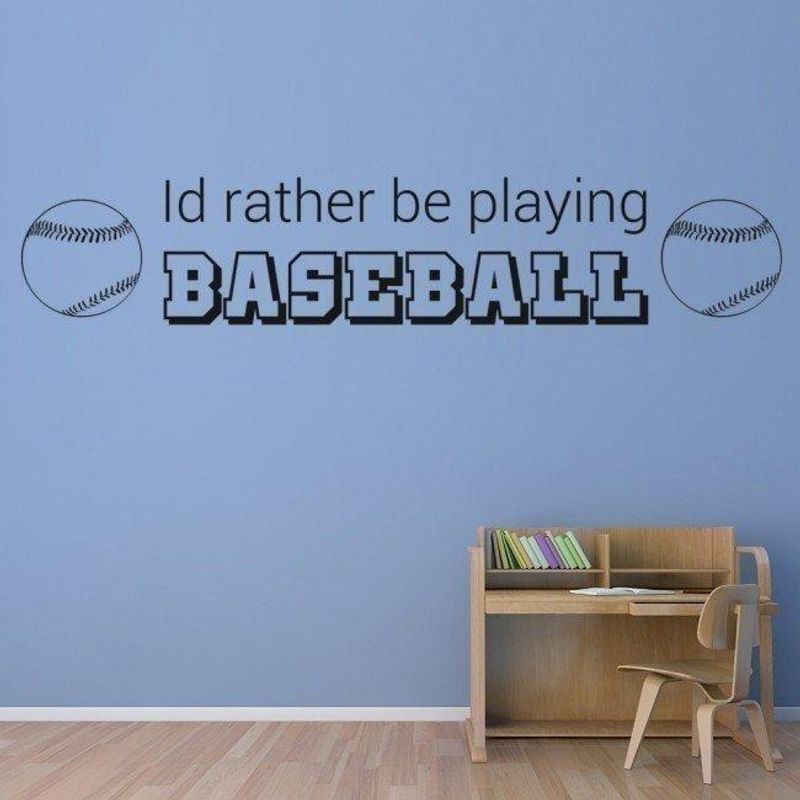 GENERICO - Decomural Playing Baseball Baseball WS-43123