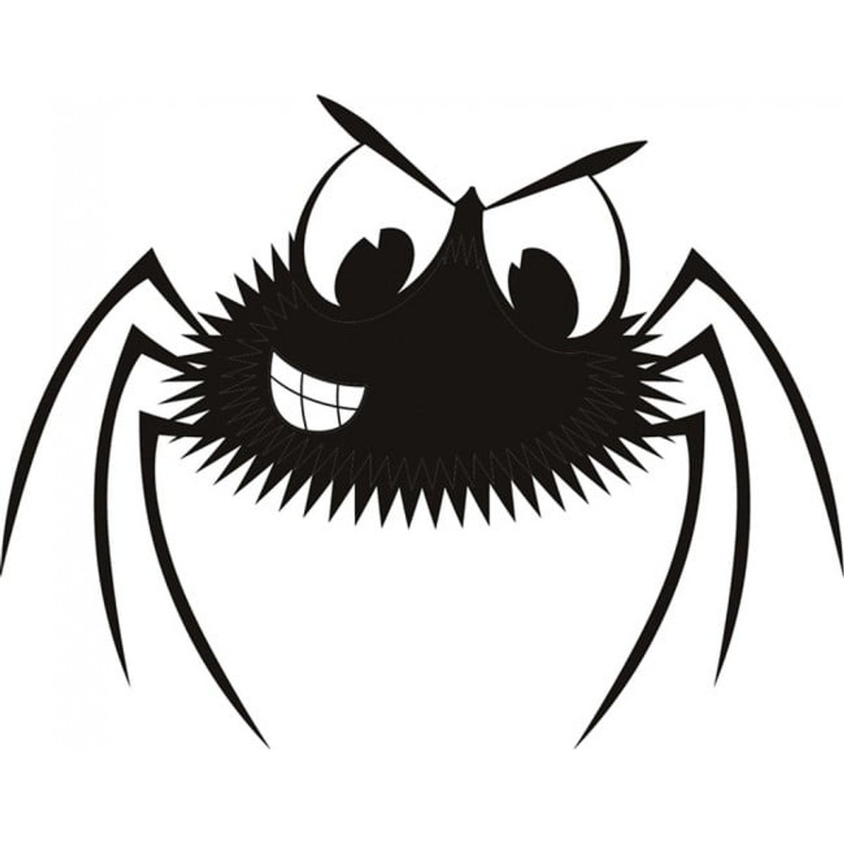 GENERICO - Decomural Scary Spider Halloween WS-18383