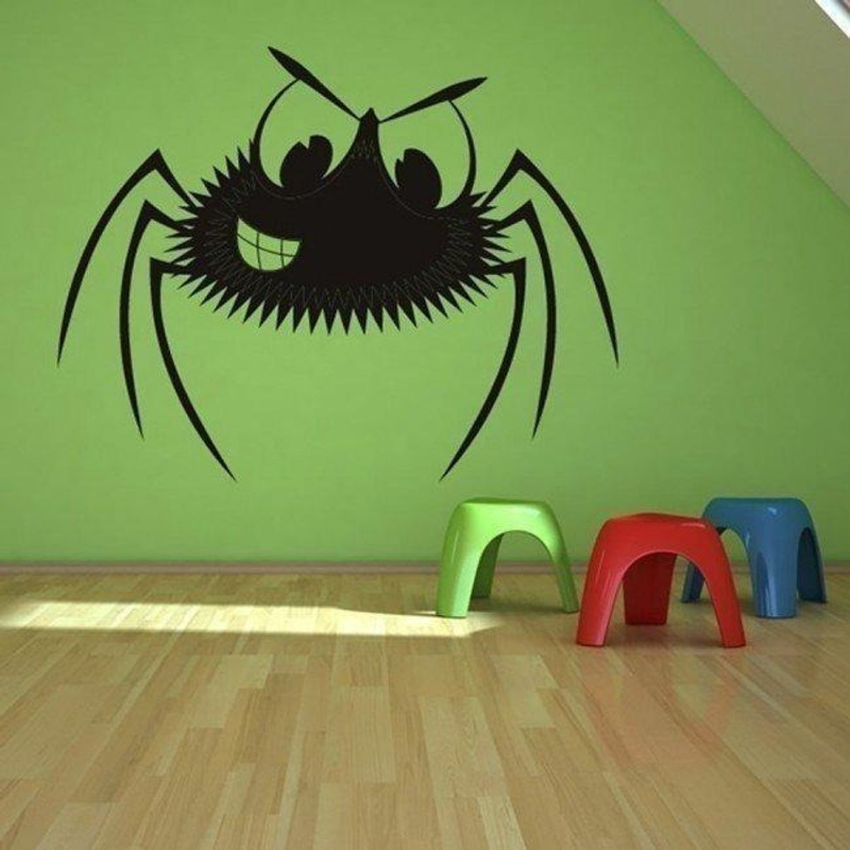 GENERICO - Decomural Scary Spider Halloween WS-18383