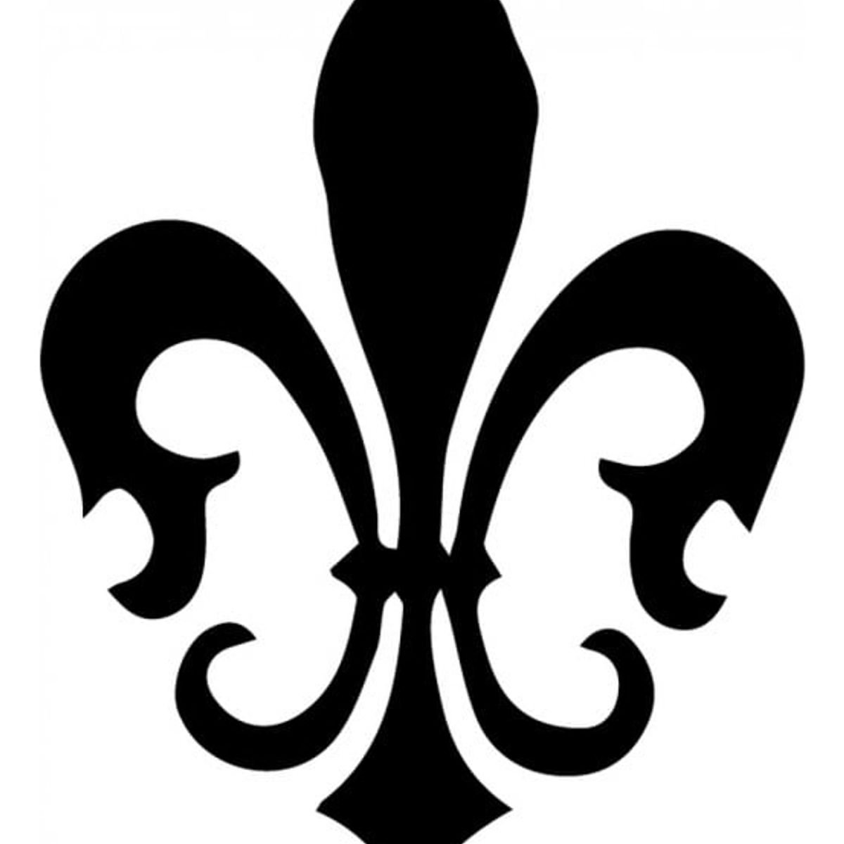 GENERICO - Decomural Fleur De Lis Floral Tile WS-33470