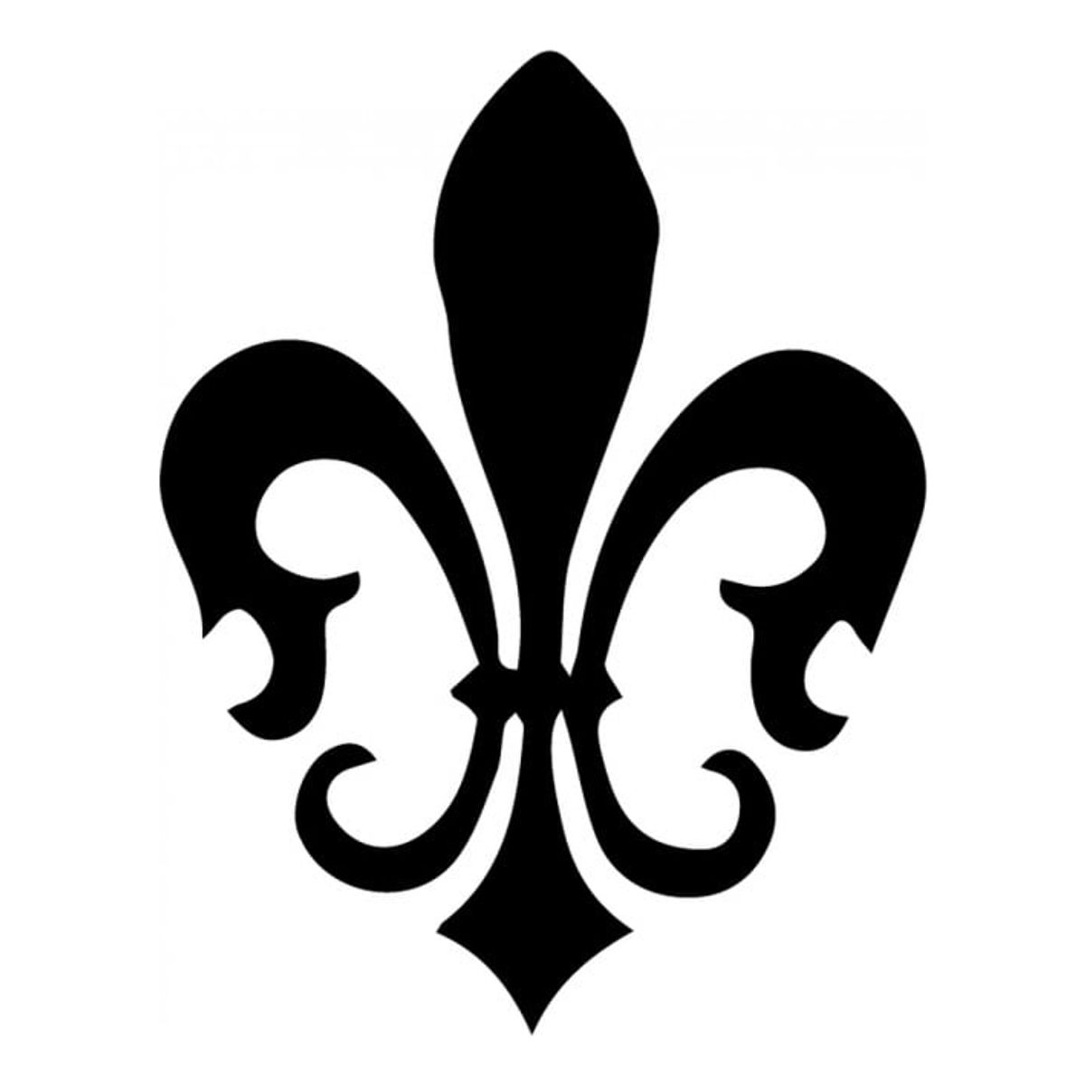 GENERICO - Decomural Fleur De Lis Floral Tile WS-33470