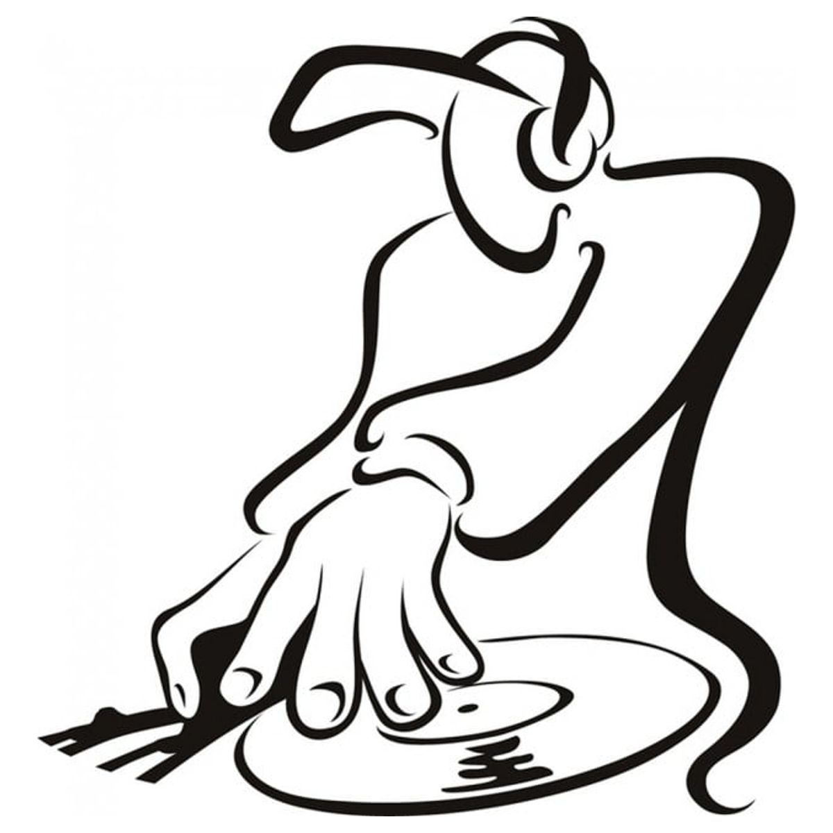 GENERICO - Decomural Disc Jockey Dj Decks Dance Music WS-18407