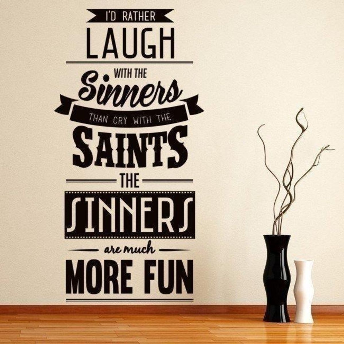 GENERICO - Decomural Sinners And Saints Inspirational WS-19711