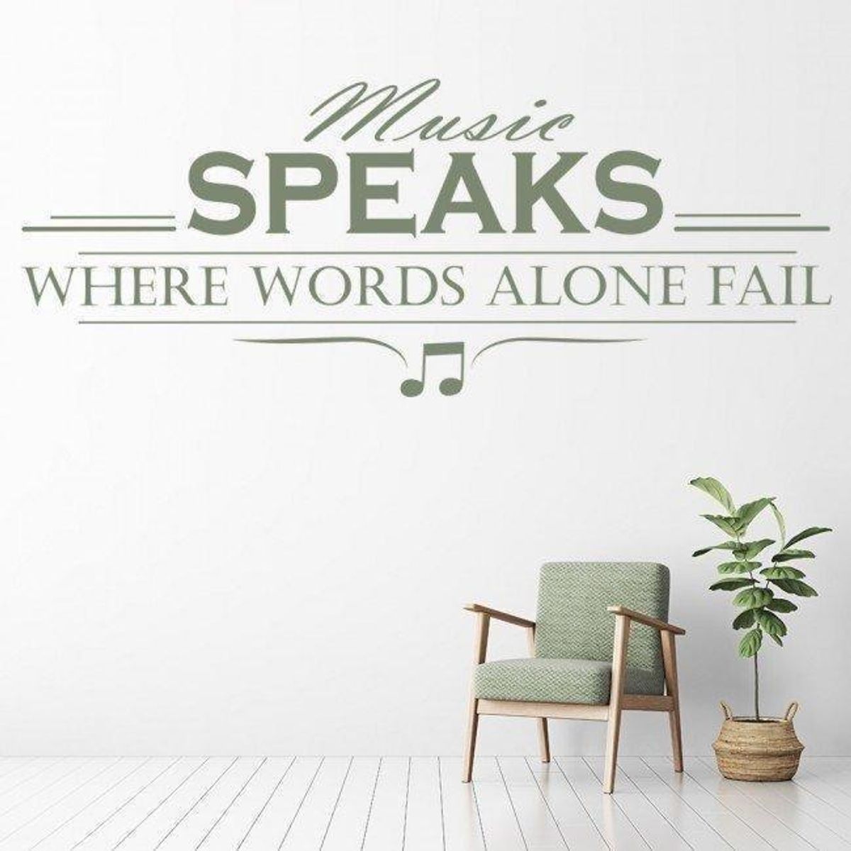 GENERICO - Decomural Music Speaks Words Fail Life WS-19714