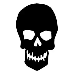 GENERICO - Decomural Scary Skull Halloween WS-33485