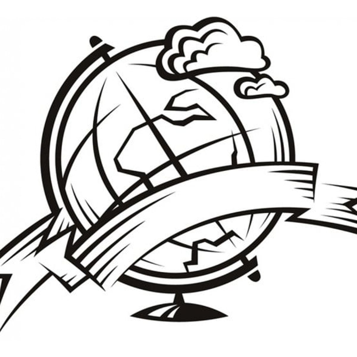 GENERICO - Decomural World Globe Geography Maps WS-18416