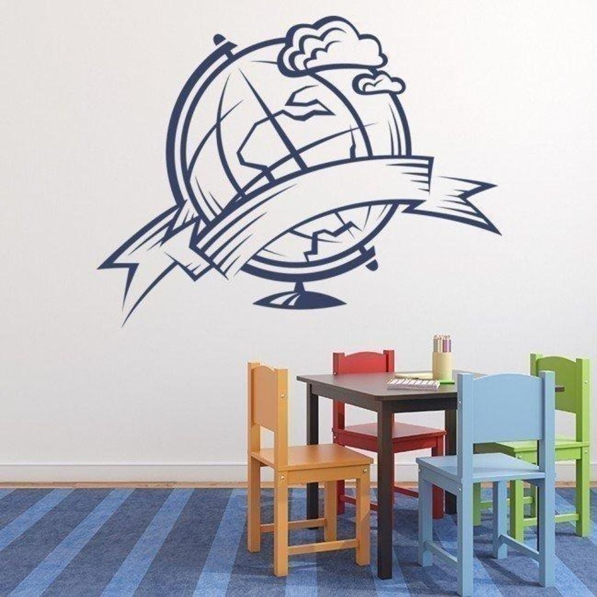 GENERICO - Decomural World Globe Geography Maps WS-18416