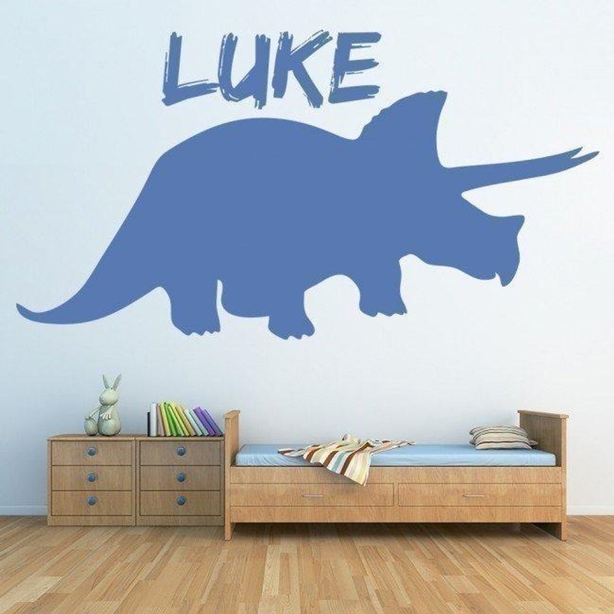 GENERICO - Decomural Personalised Name Triceratops WS-43143