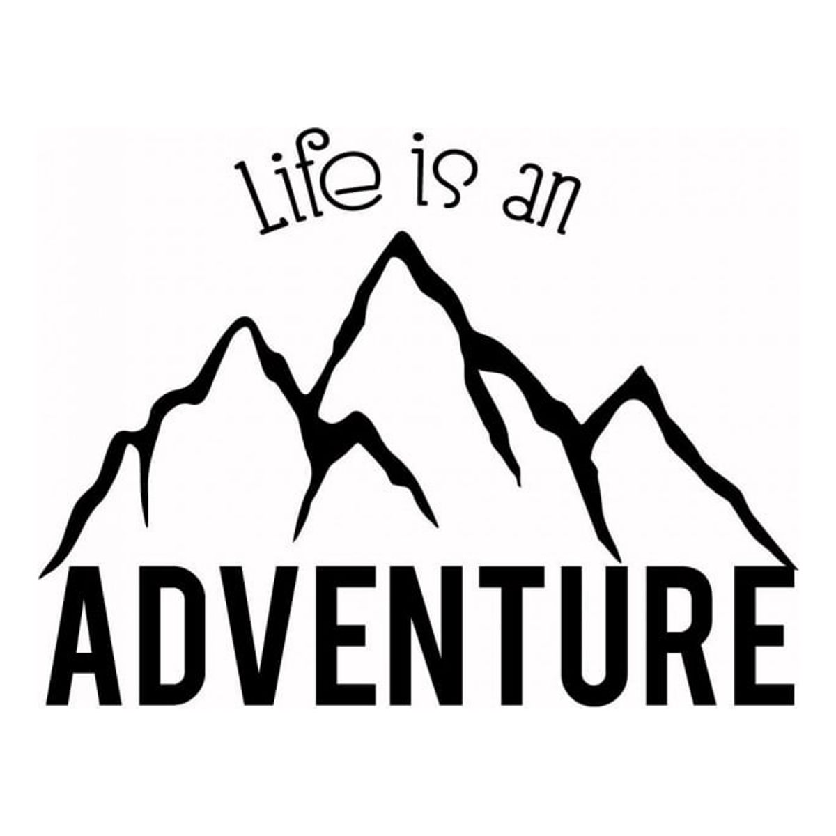 GENERICO - Decomural Life Is An Adventure Mountain WS-43898