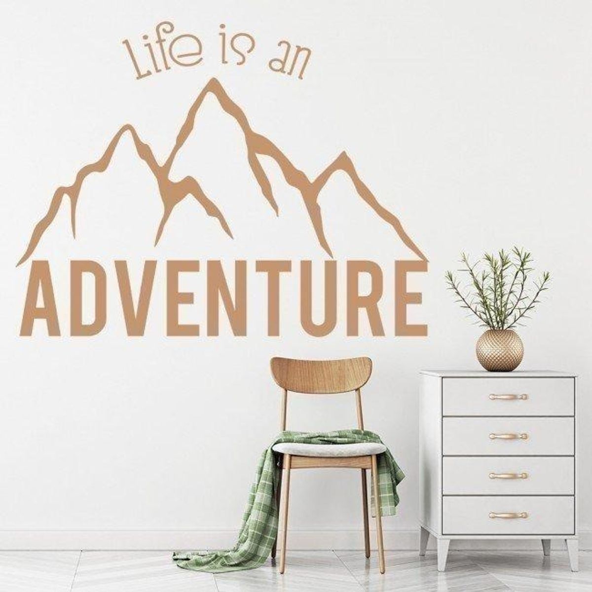 GENERICO - Decomural Life Is An Adventure Mountain WS-43898