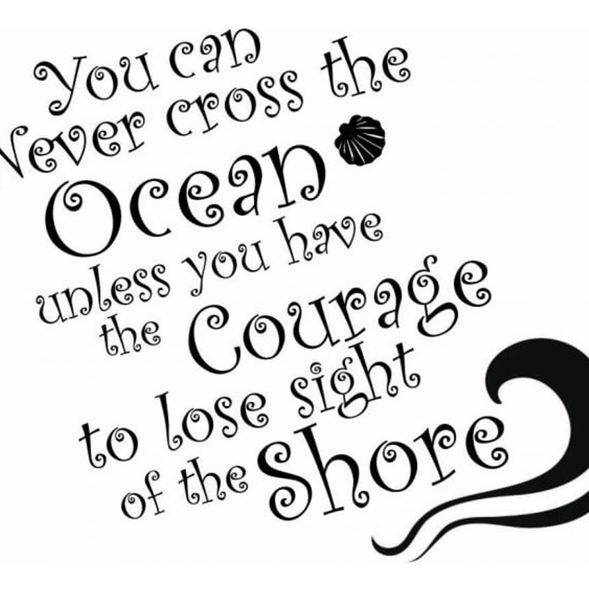 GENERICO - Decomural Courage Inspirational WS-43901