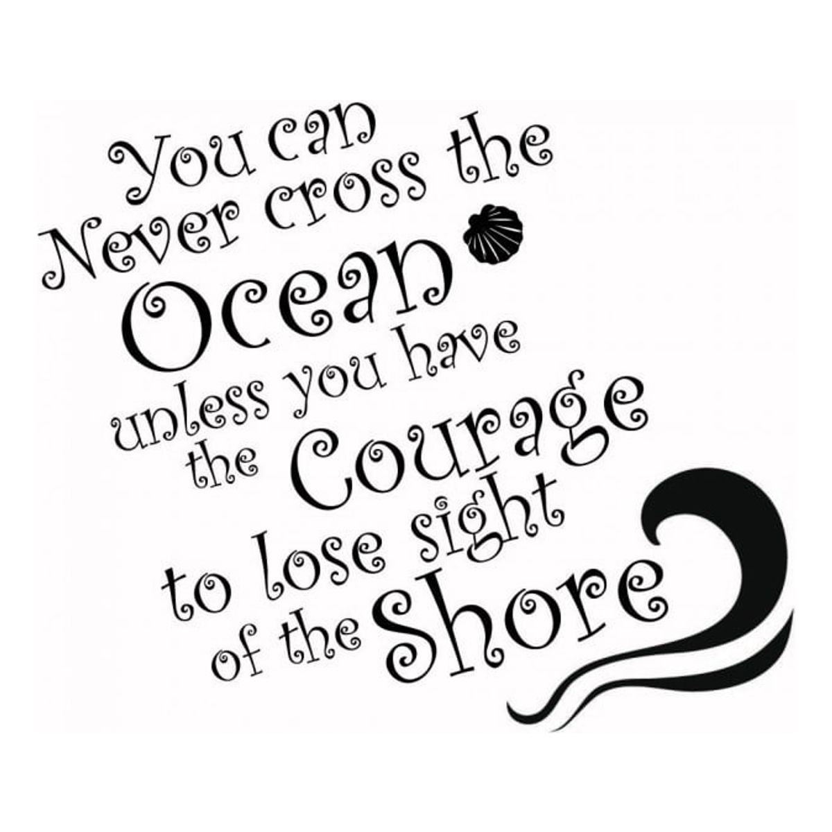 GENERICO - Decomural Courage Inspirational WS-43901