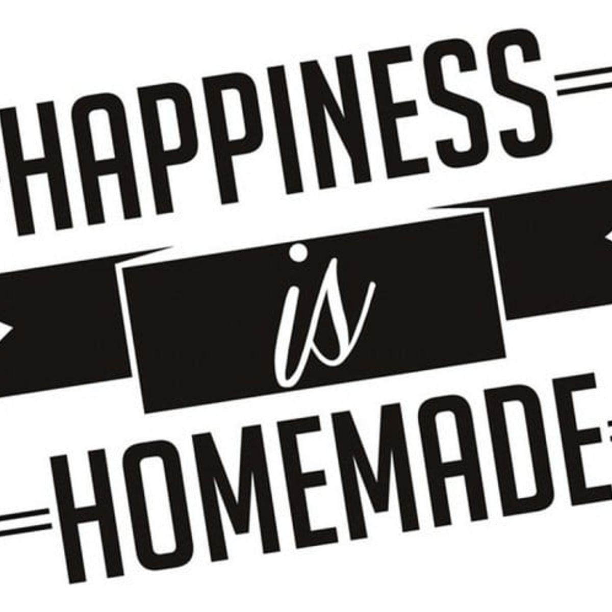 GENERICO - Decomural Happiness Is Homemade Family WS-19726