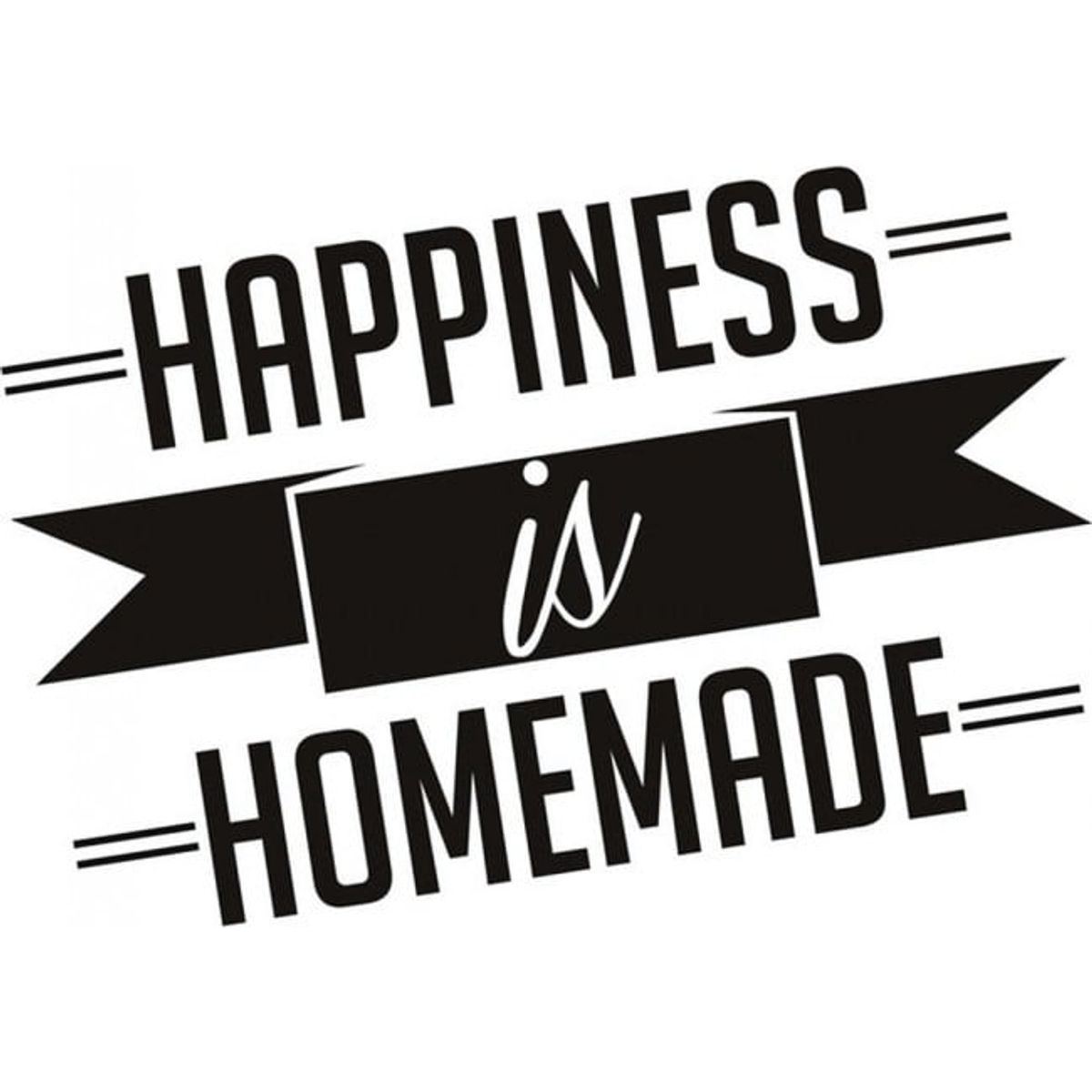 GENERICO - Decomural Happiness Is Homemade Family WS-19726