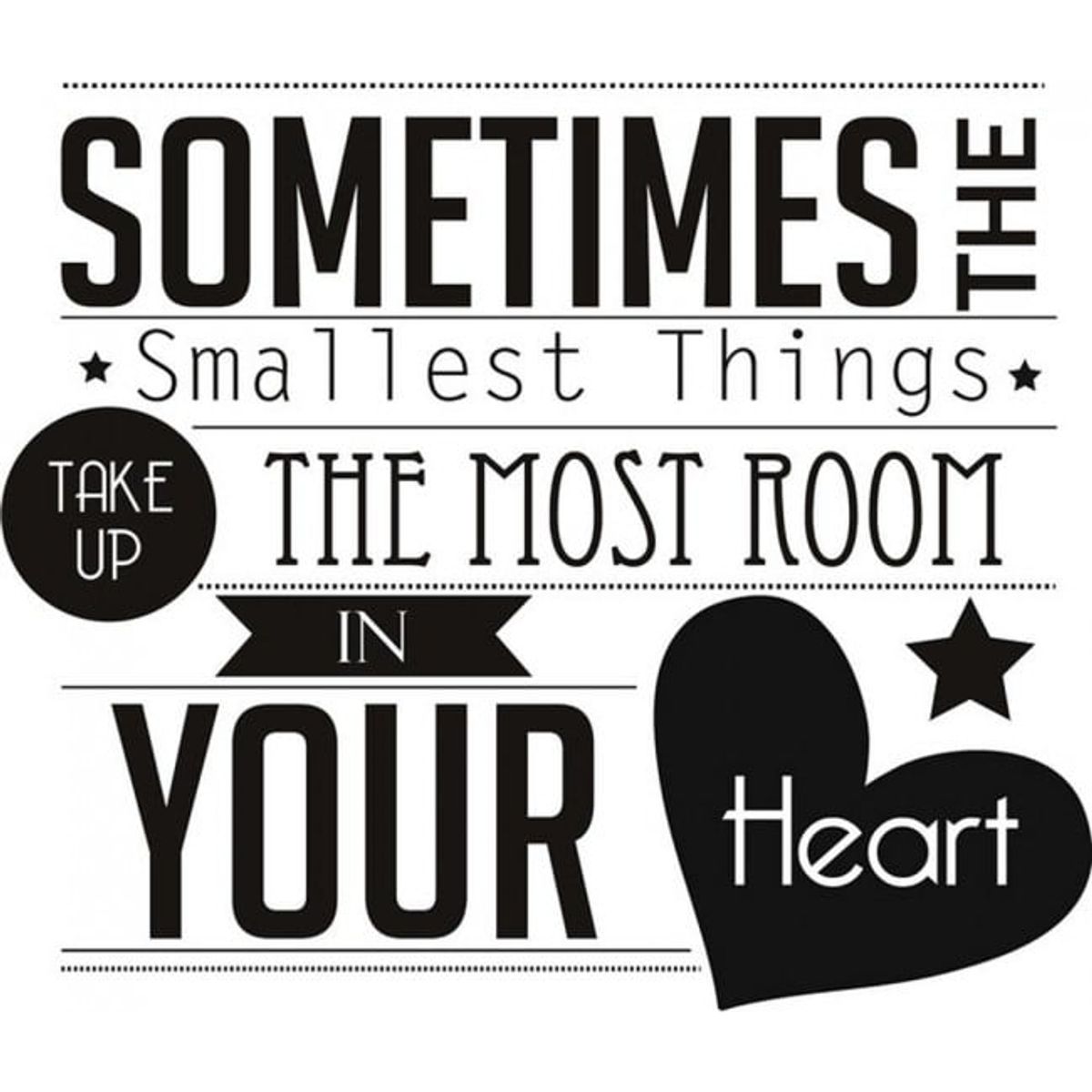 GENERICO - Decomural The Smallest Thing Love WS-19727