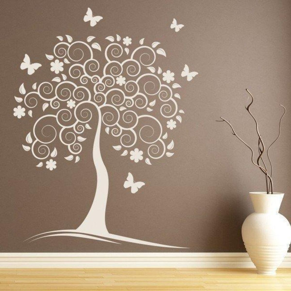 GENERICO - Decomural Swirl Tree Butterfly WS-18434