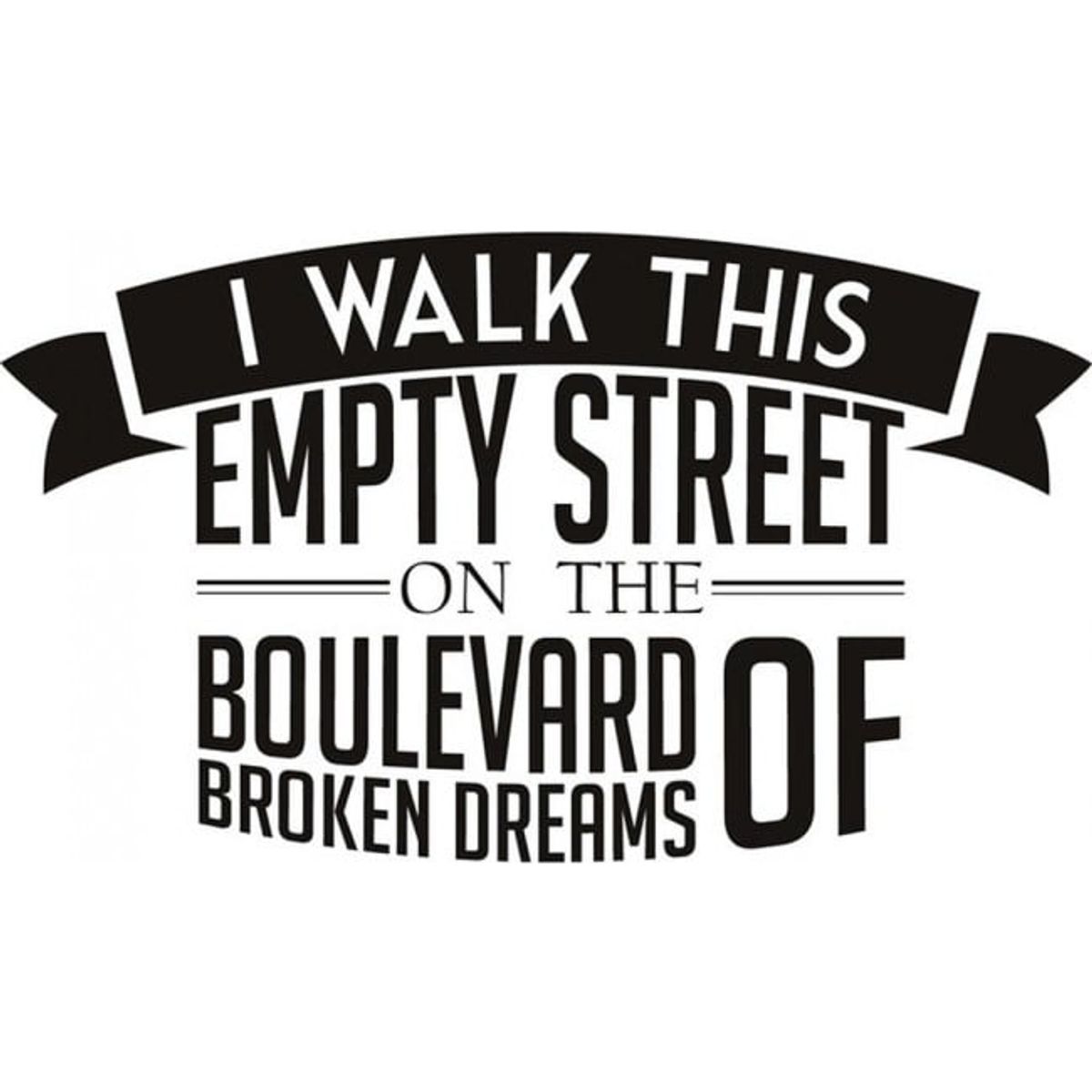 GENERICO - Decomural Green Day Boulevard Of Broken Dreams WS-19737