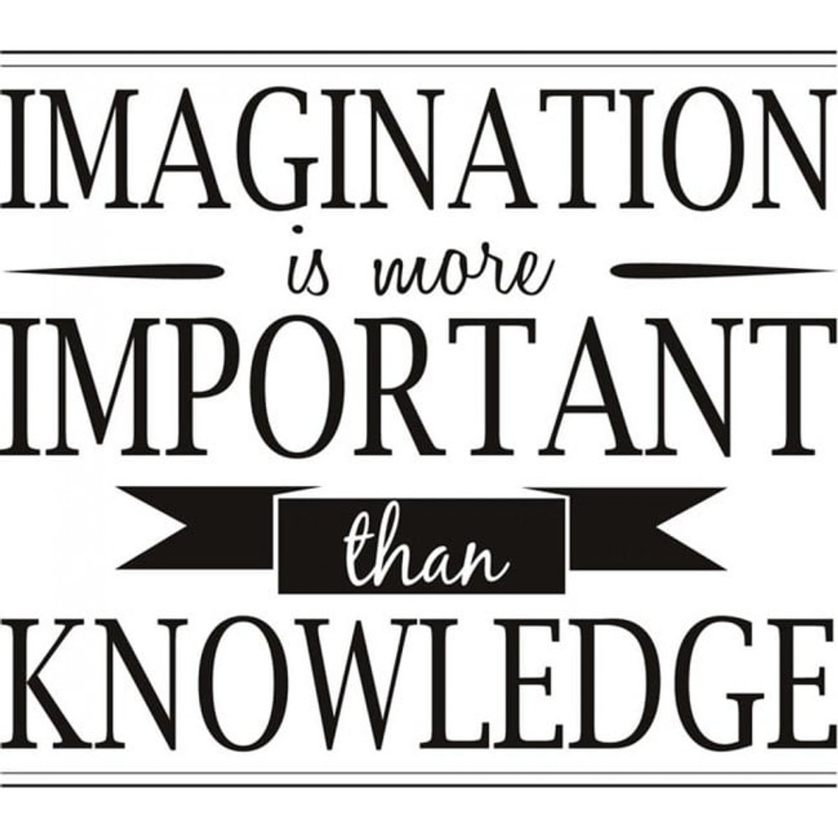 GENERICO - Decomural Imagination Inspirational WS-19738