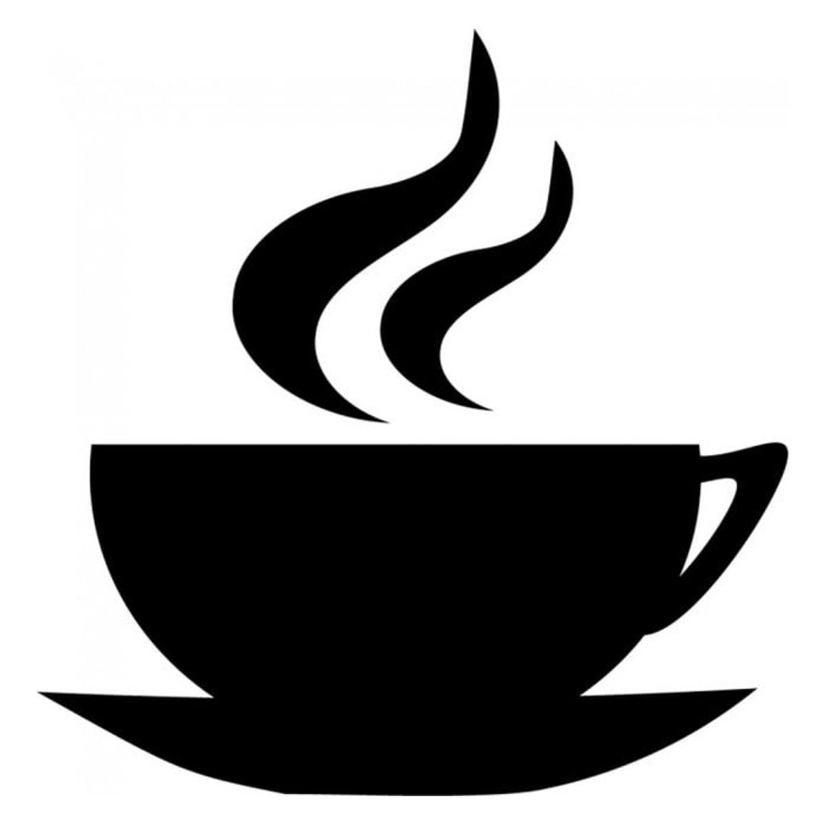 GENERICO - Decomural Steaming Coffee Cup Food Drink WS-18476