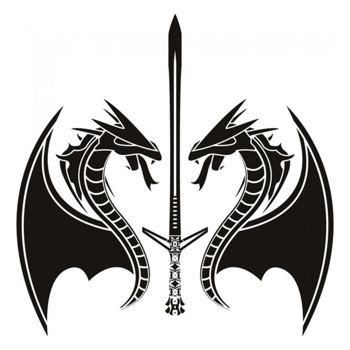 GENERICO - Decomural Dragon Sword Fantasy Monster WS-18478