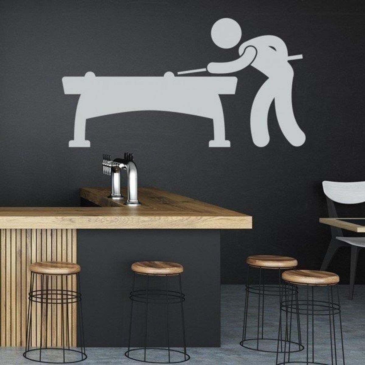 GENERICO - Decomural Snooker Pool Player WS-18493