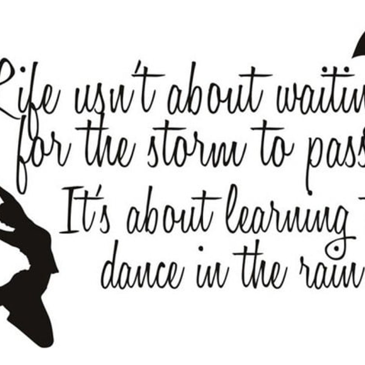 GENERICO - Decomural Dance In The Rain Inspirational WS-19741