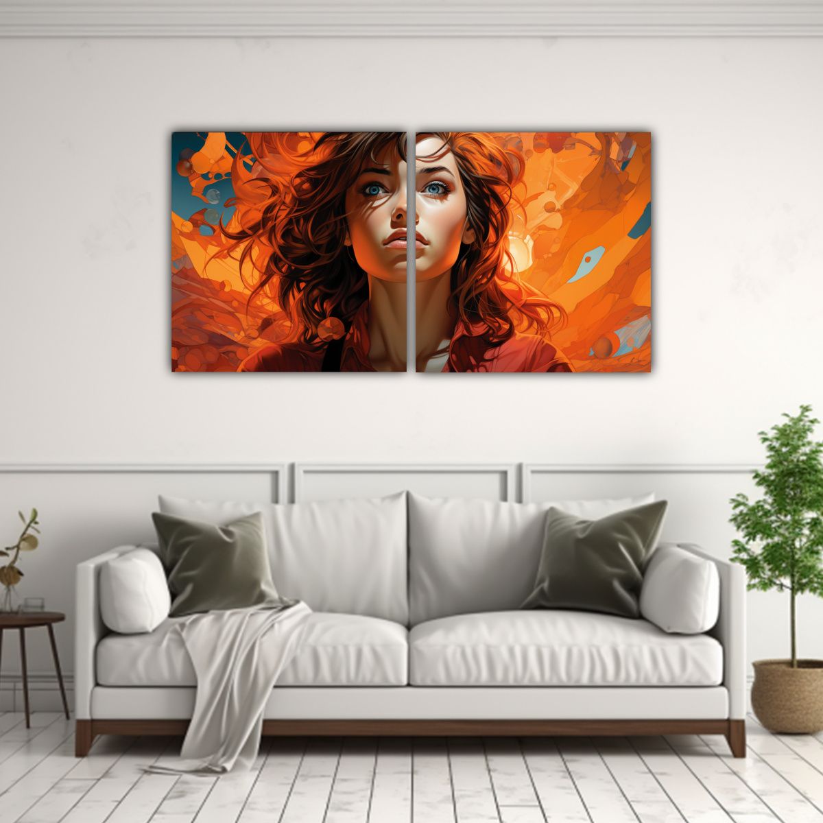 GENERICO - Pinturas Decorativas Pop Art Innovadoras Con Una 140x70 Cm