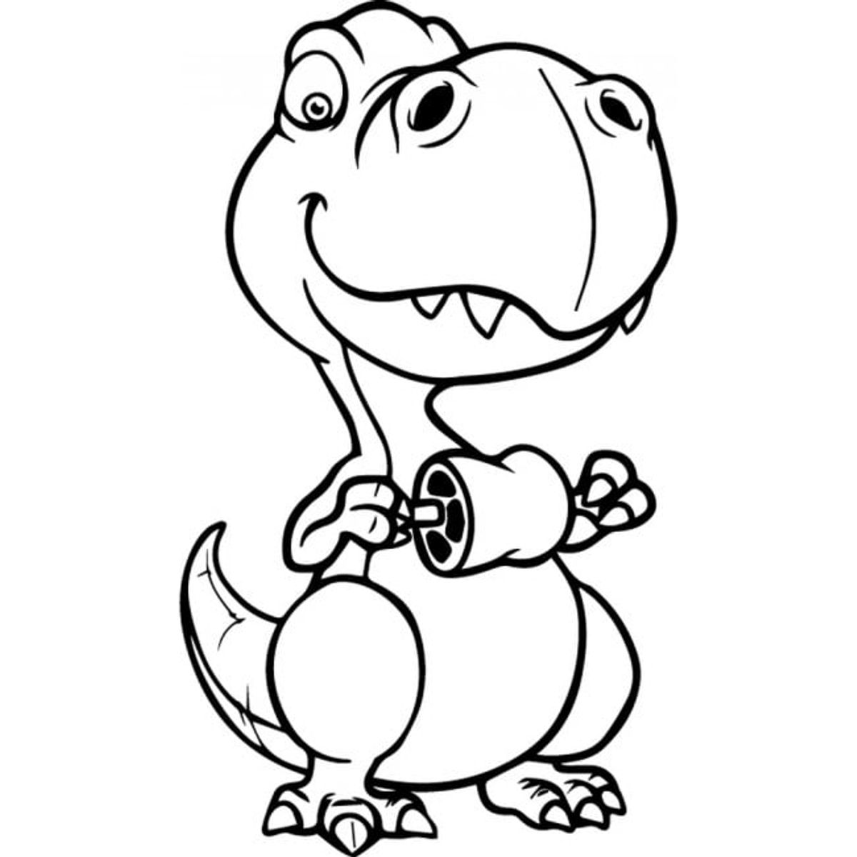 GENERICO - Decomural Baby T-rex Dinosaur WS-33649