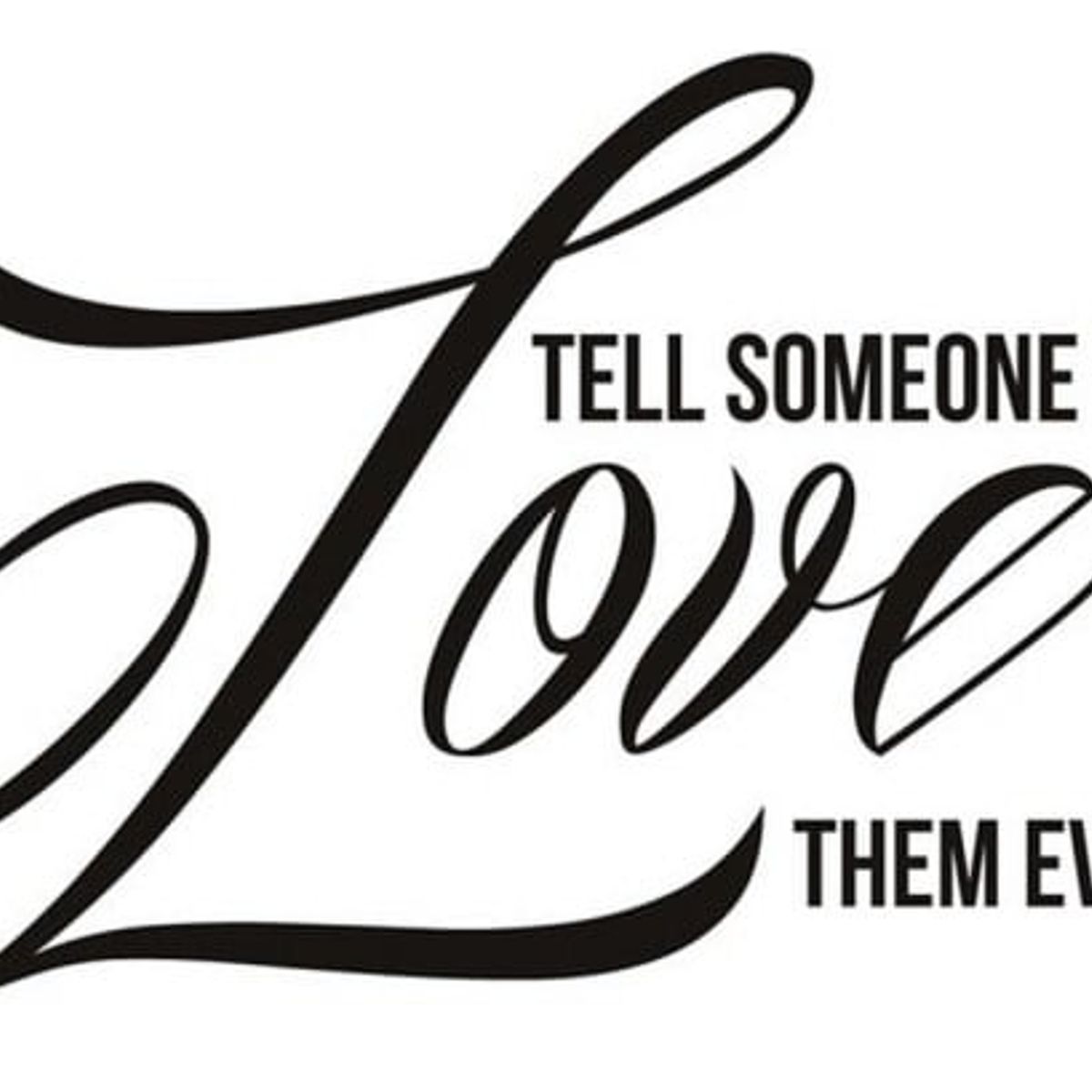 GENERICO - Decomural Tell Someone Love WS-19756