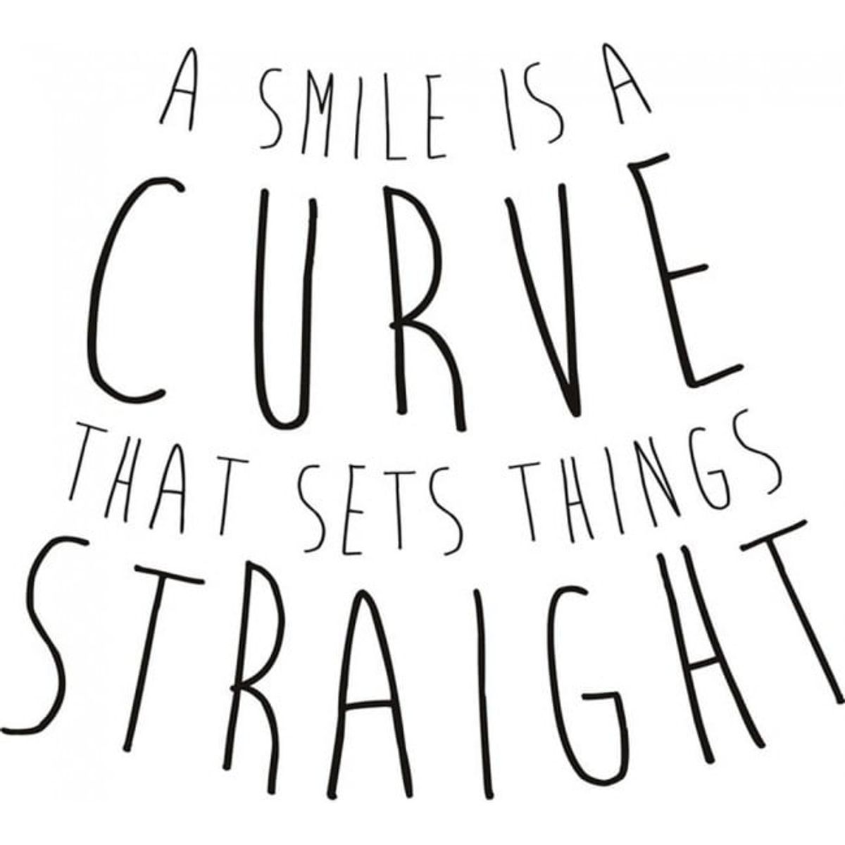 GENERICO - Decomural A Smile Inspirational WS-19757