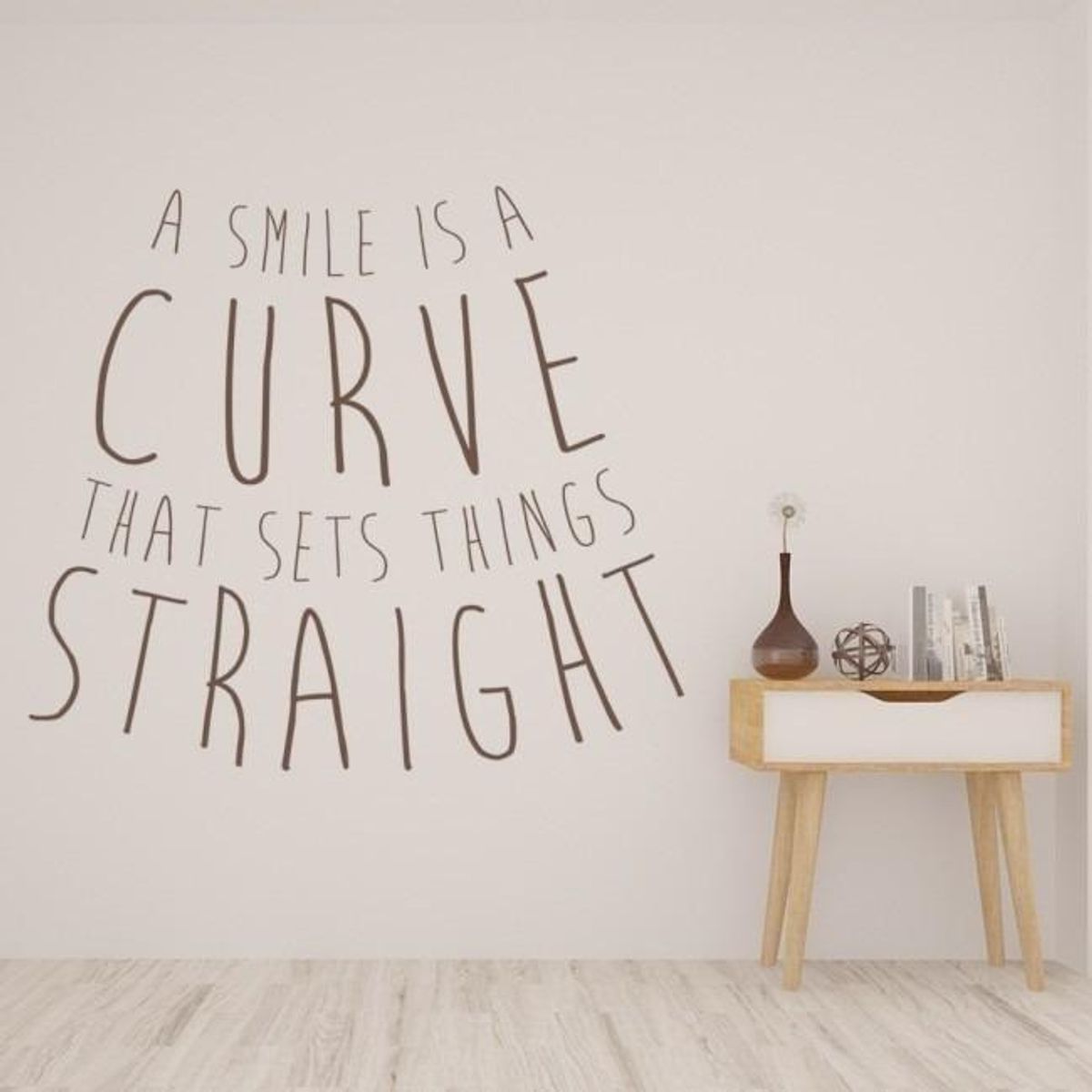 GENERICO - Decomural A Smile Inspirational WS-19757