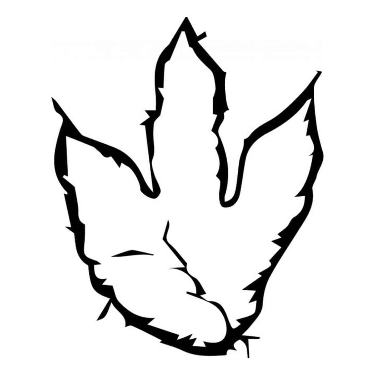 GENERICO - Decomural Dinosaur Footprint Jurassic WS-33653