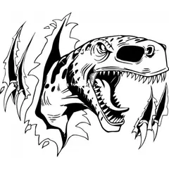 GENERICO - Decomural T Rex Attack Jurassic Park WS-33661