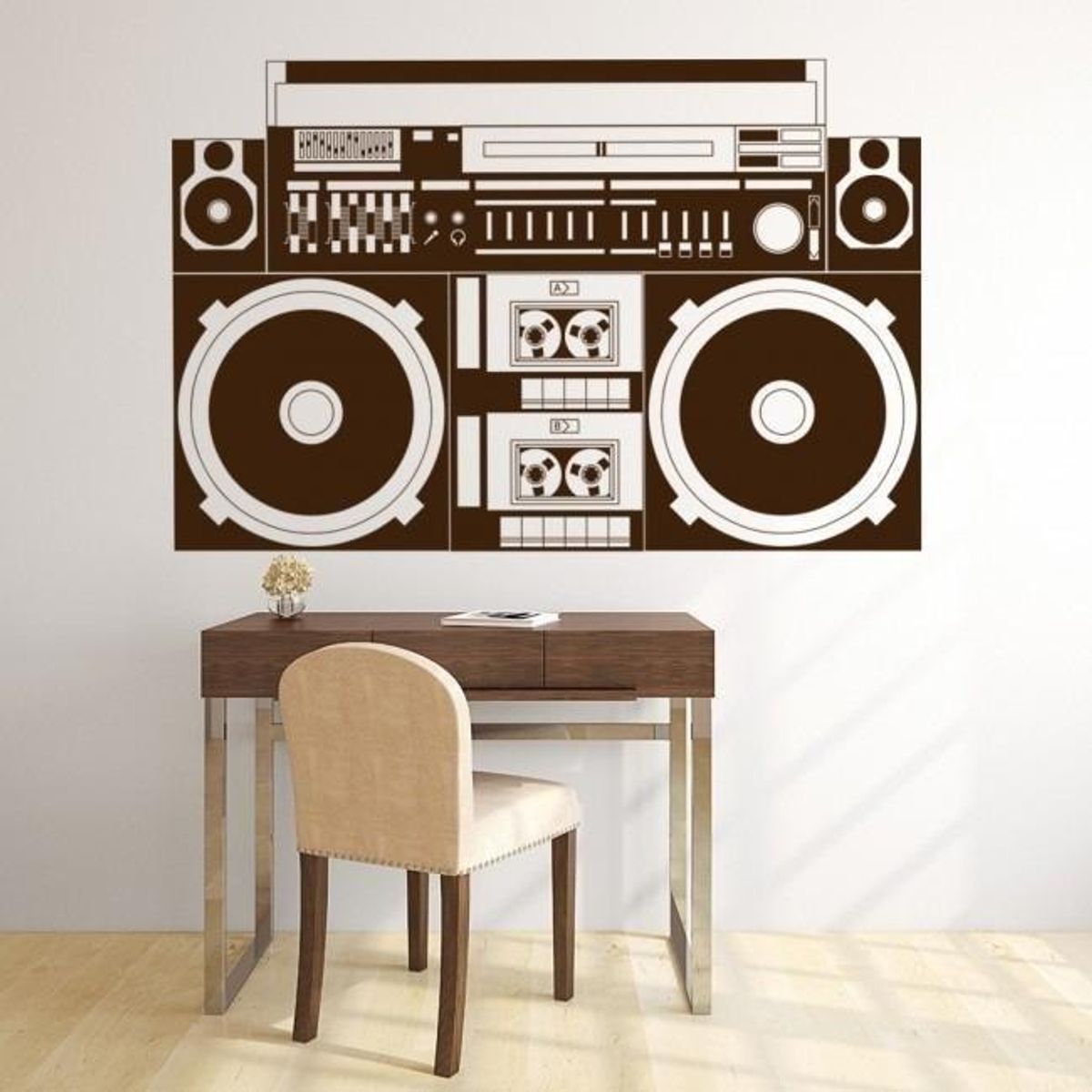 GENERICO - Decomural Retro Boombox Hi-fi Music WS-18536