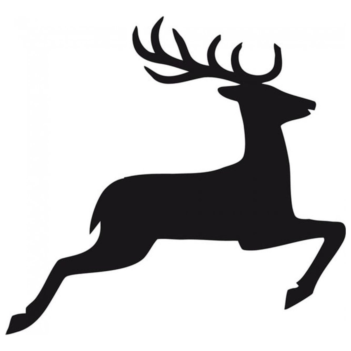 GENERICO - Decomural Leaping Stag Woodland Animals WS-18538