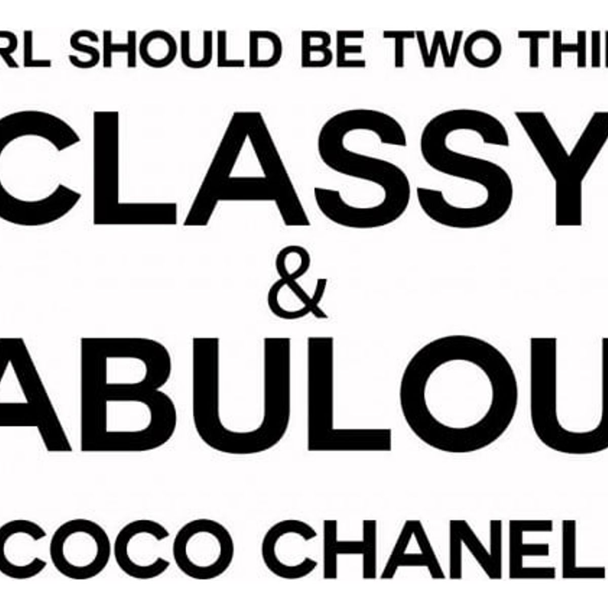 GENERICO - Decomural Classy And Fabulous Chanel Fashion WS-43915