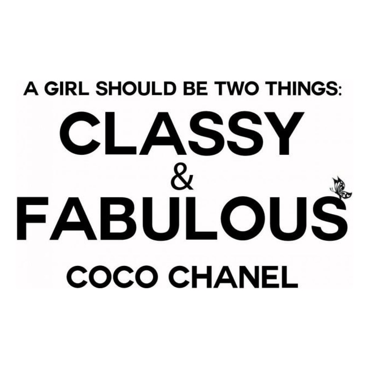 GENERICO - Decomural Classy And Fabulous Chanel Fashion WS-43915