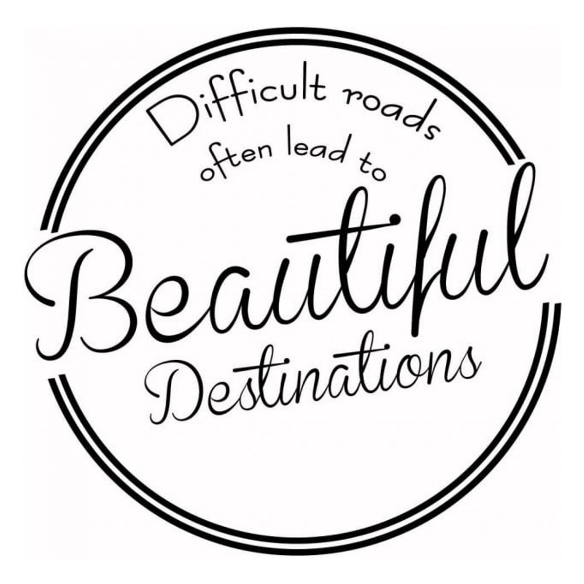 GENERICO - Decomural Difficult Roads Inspirational WS-43921