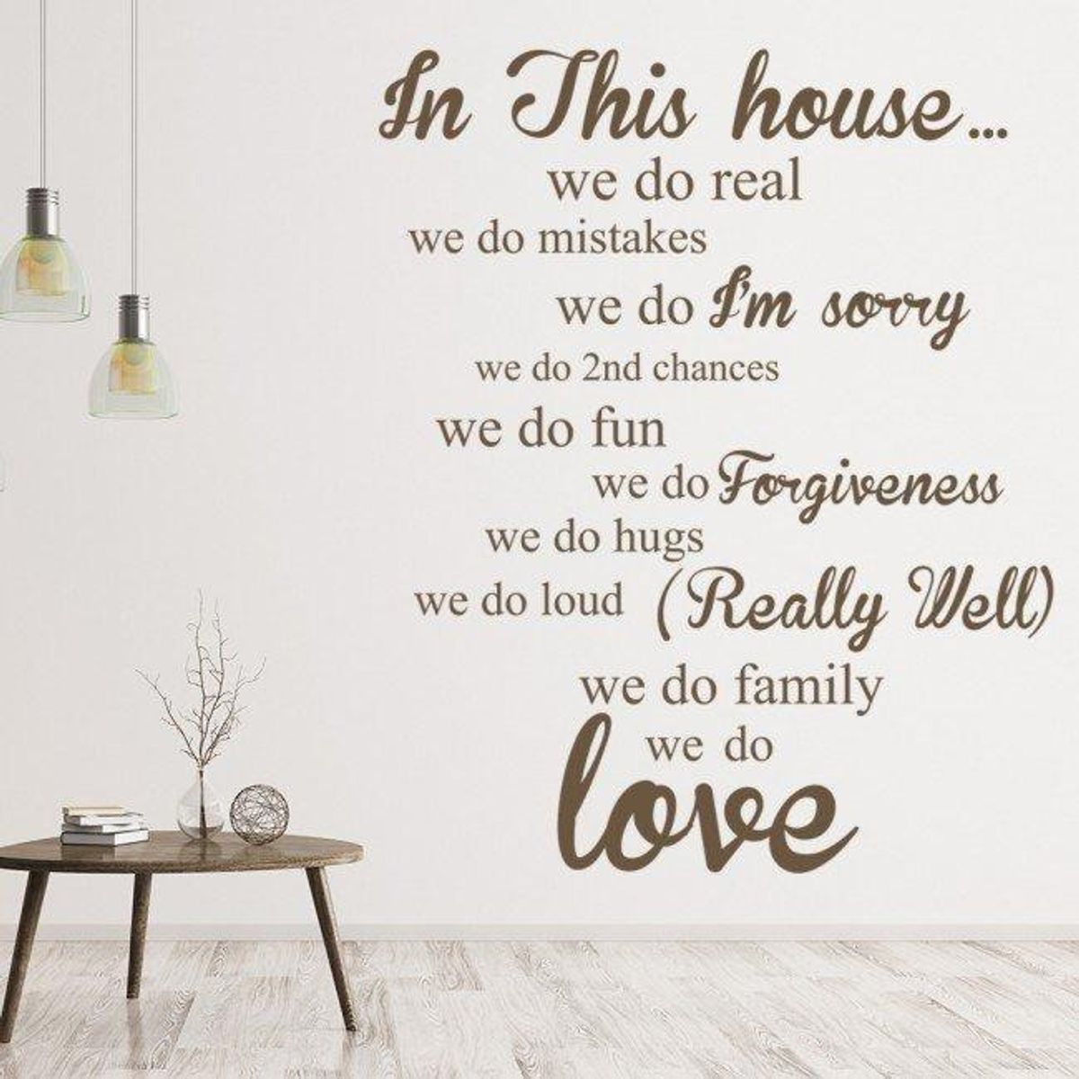 GENERICO - Decomural In This House Family WS-32383