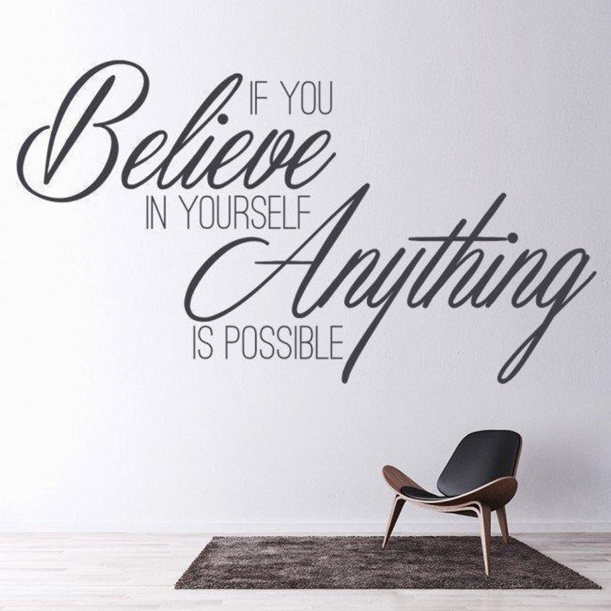 GENERICO - Decomural Believe In Yourself Inspirational WS-32384