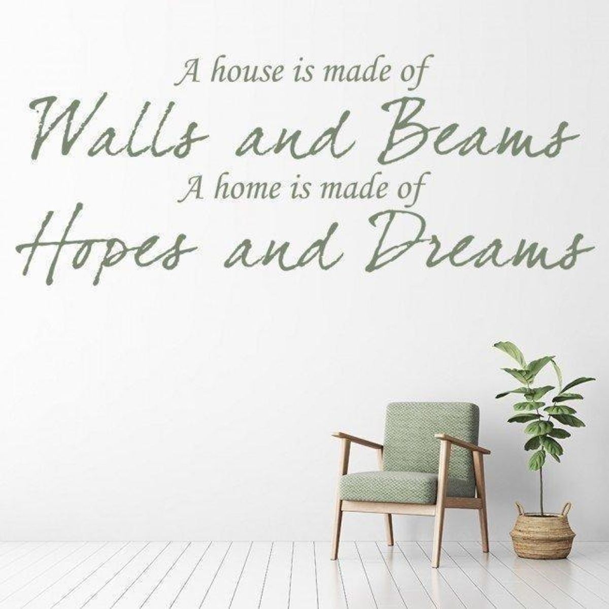 GENERICO - Decomural A House Is Made Family WS-32386