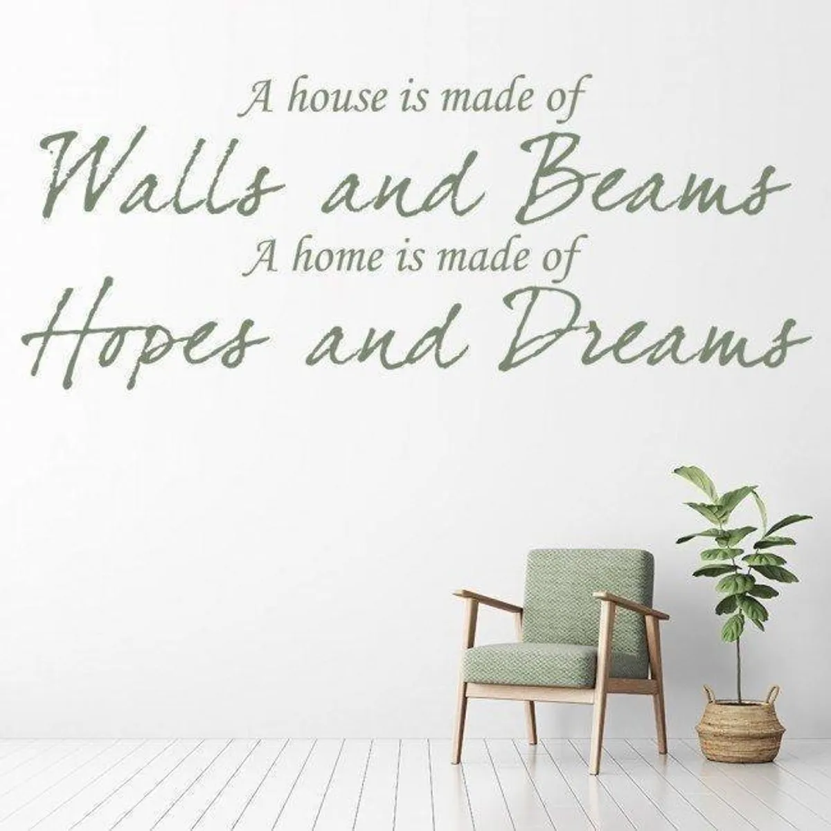 GENERICO - Decomural A House Is Made Family WS-32386