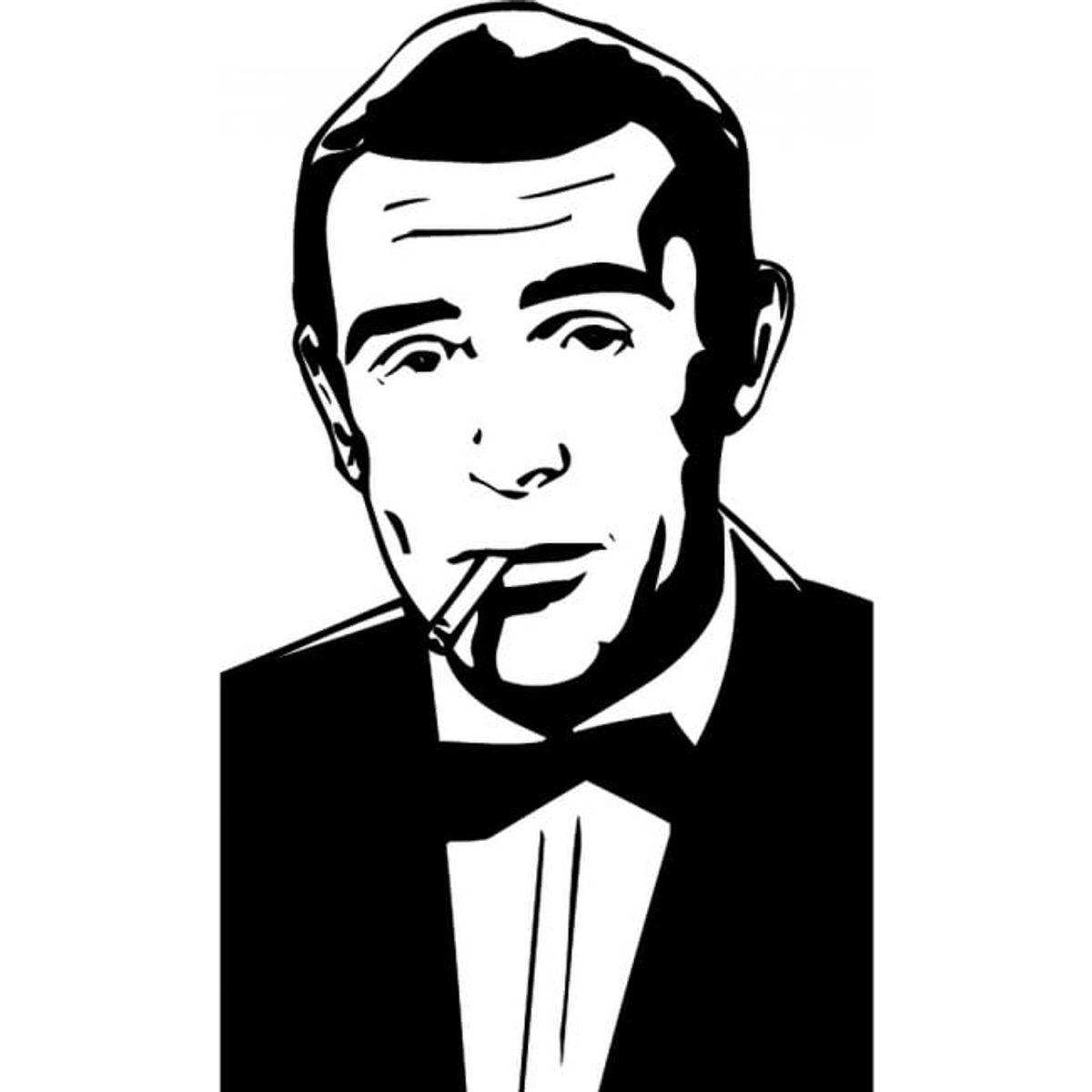 GENERICO - Decomural Sean Connery James Bond Actor WS-33976