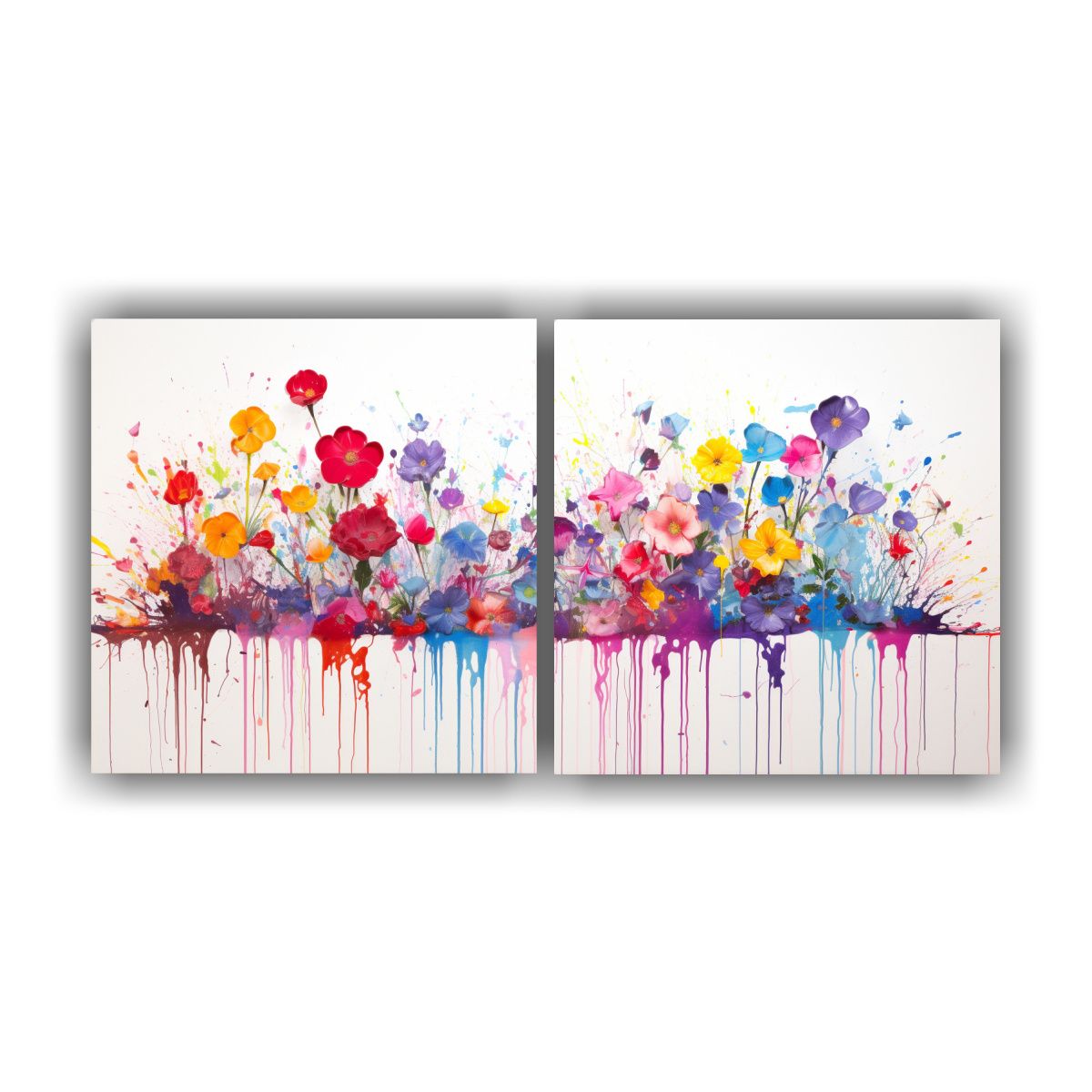 GENERICO - Pintura Mural Acrílica Sin Costuras En Blanco 120x60 Cm