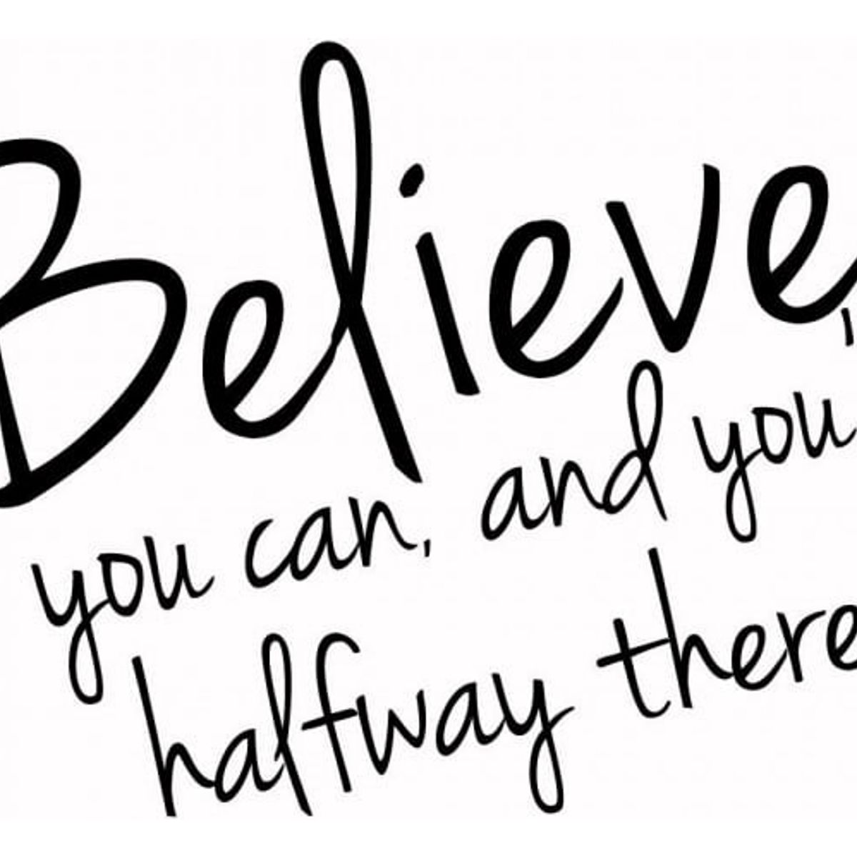 GENERICO - Decomural Believe You Can Inspirational WS-43931