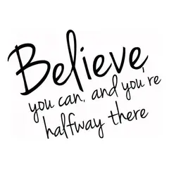 GENERICO - Decomural Believe You Can Inspirational WS-43931
