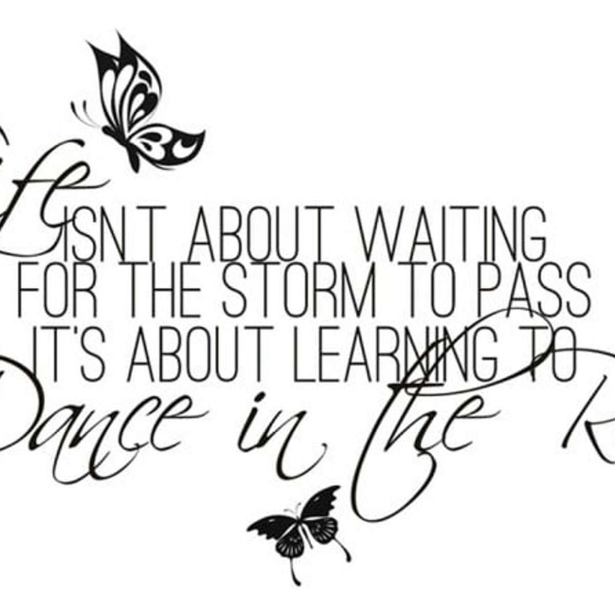 GENERICO - Decomural Dance In The Rain Inspirational WS-32394