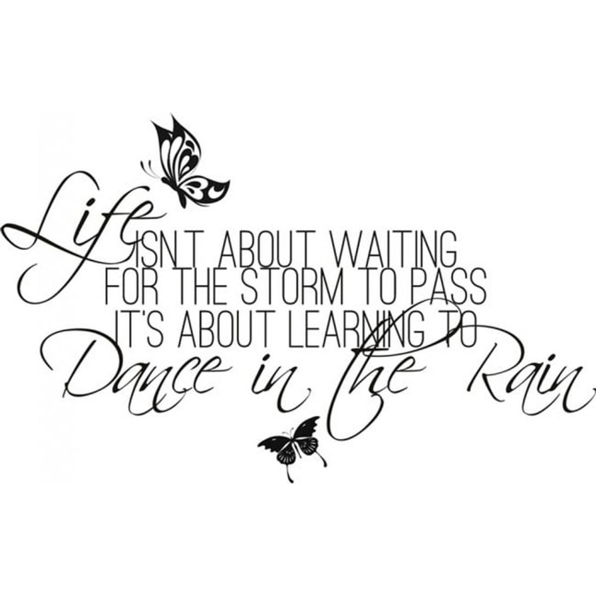 GENERICO - Decomural Dance In The Rain Inspirational WS-32394