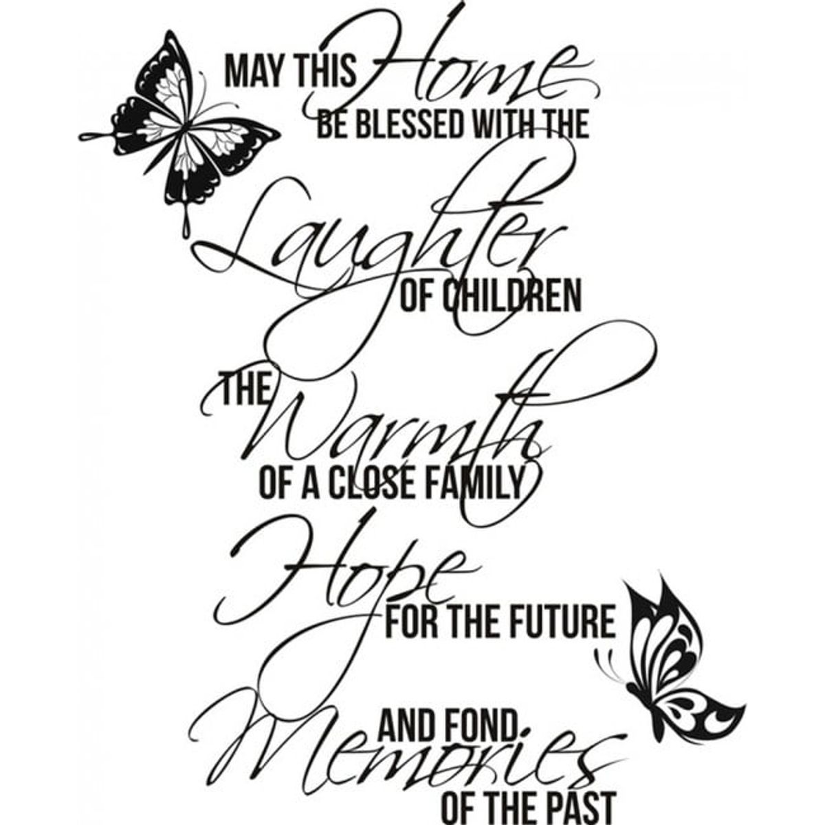 GENERICO - Decomural May This Home Family WS-32396