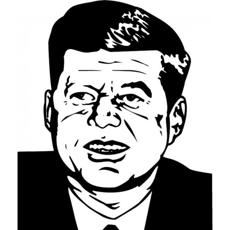 GENERICO - Decomural Jfk Kennedy Usa President WS-33984
